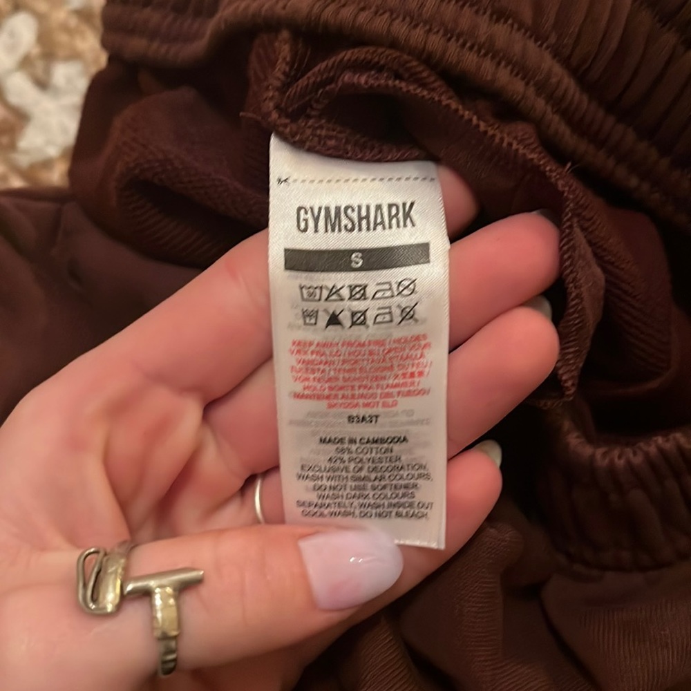 Brown Gymshark sweats